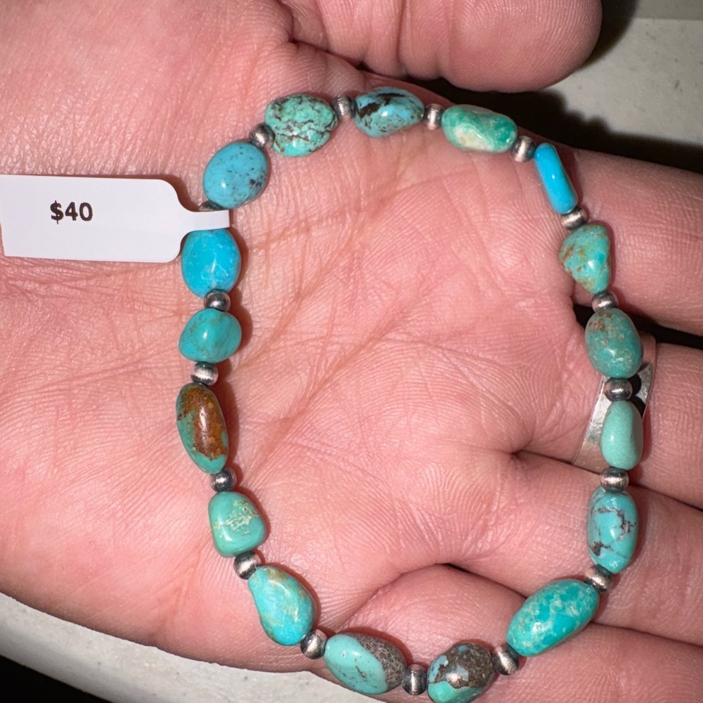 925 Sterling and Turquoise Bracelet